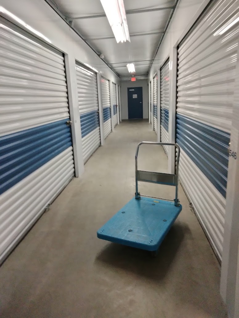 White and Blue Climate Controlled Units Zanesville